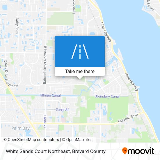 White Sands Court Northeast map