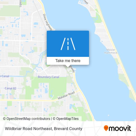 Mapa de Wildbriar Road Northeast