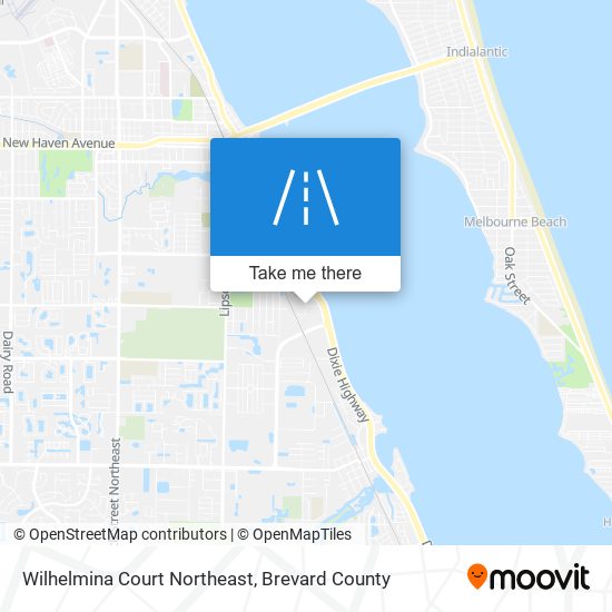 Mapa de Wilhelmina Court Northeast