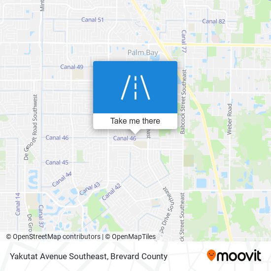 Mapa de Yakutat Avenue Southeast