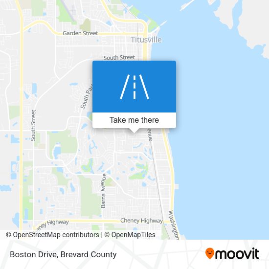 Mapa de Boston Drive