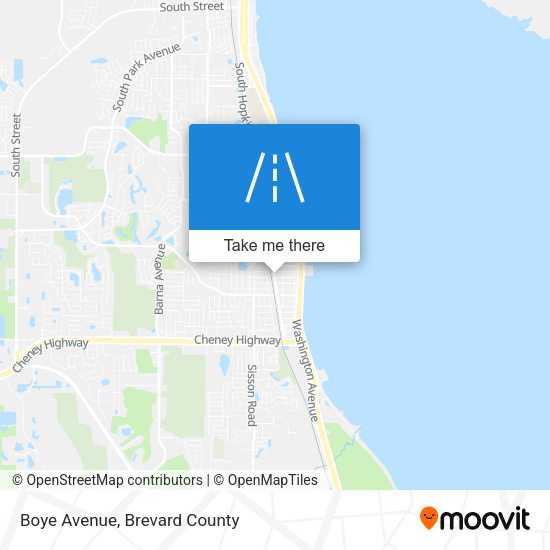 Boye Avenue map