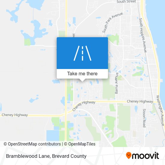 Bramblewood Lane map