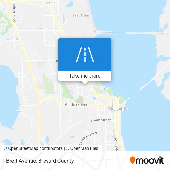 Brett Avenue map