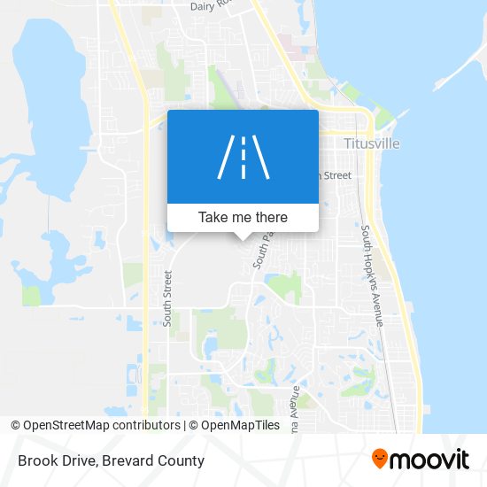 Brook Drive map