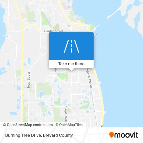 Burning Tree Drive map