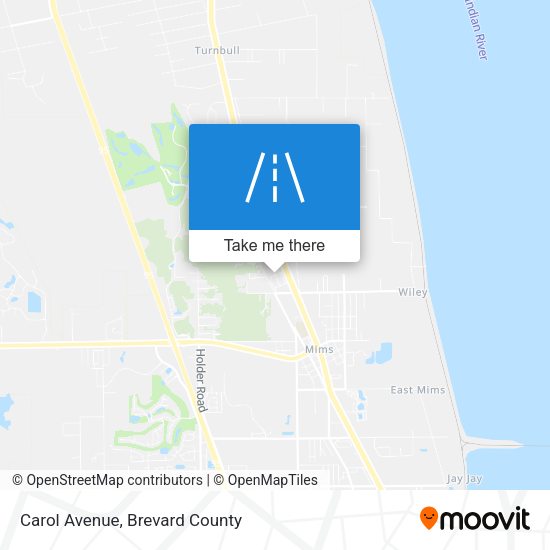 Carol Avenue map