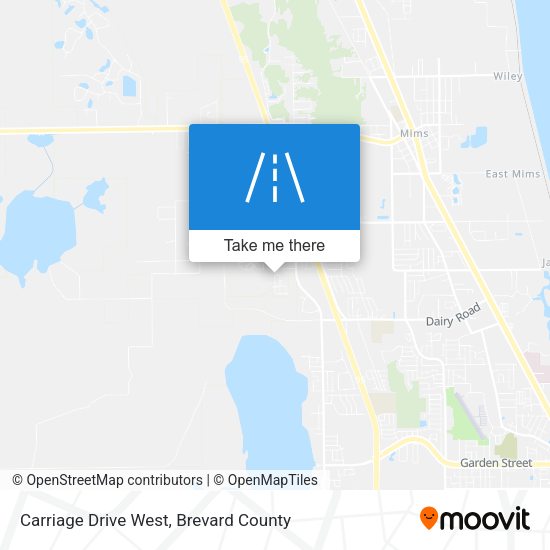 Carriage Drive West map