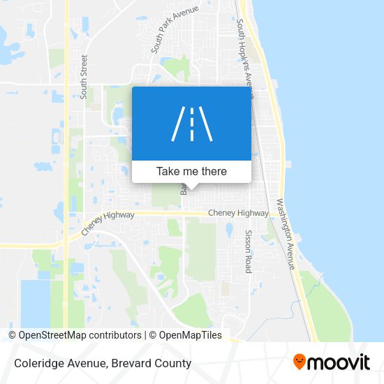 Mapa de Coleridge Avenue