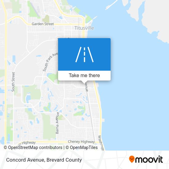 Concord Avenue map