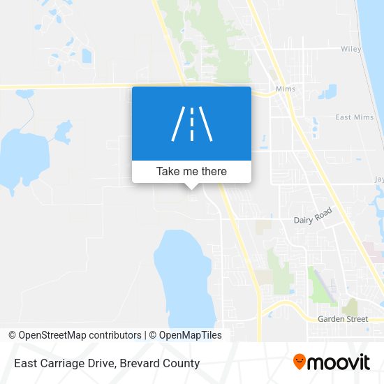 Mapa de East Carriage Drive