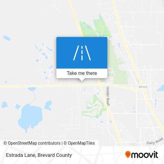 Estrada Lane map