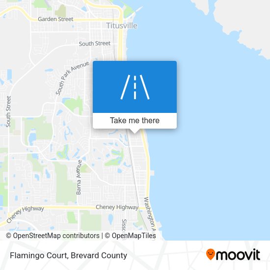 Flamingo Court map
