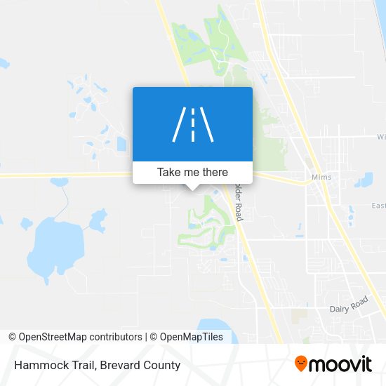 Hammock Trail map