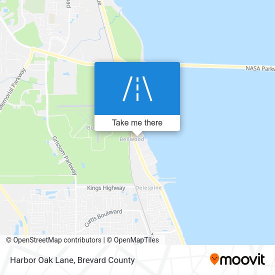 Harbor Oak Lane map
