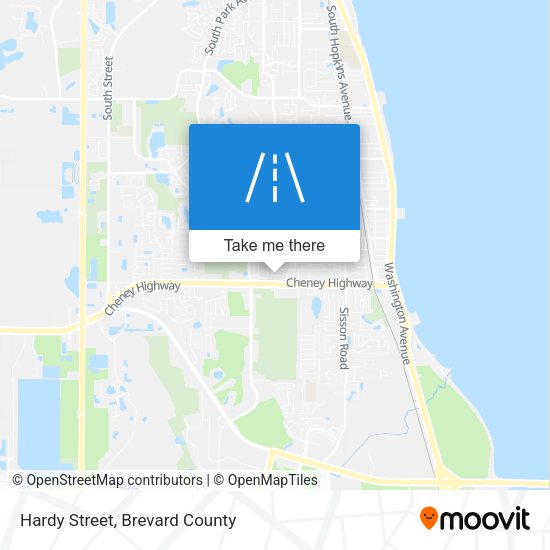 Mapa de Hardy Street
