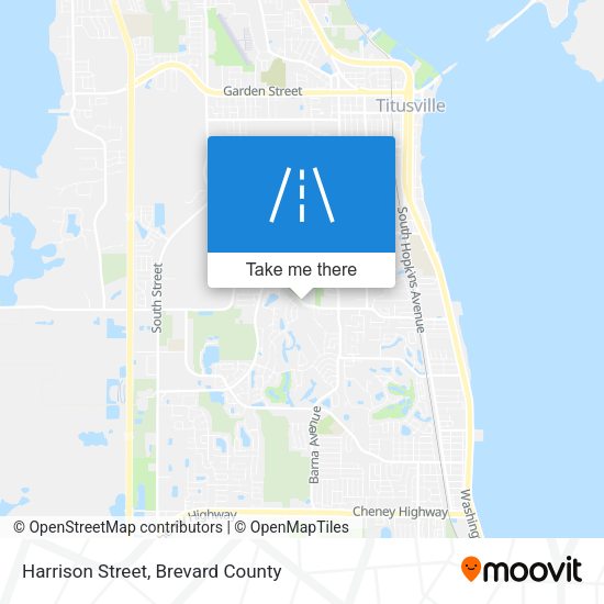 Harrison Street map