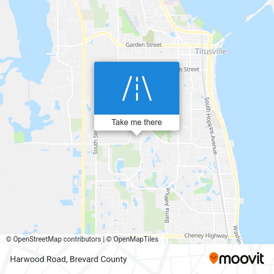 Harwood Road map