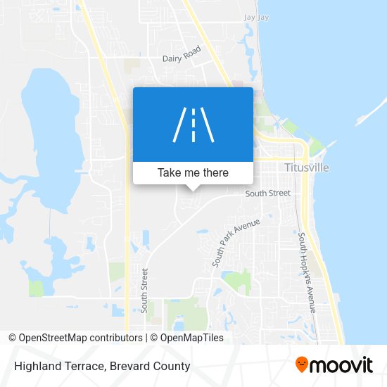 Highland Terrace map