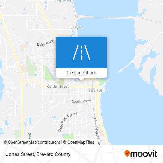 Jones Street map