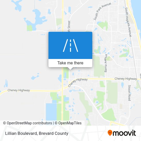 Lillian Boulevard map