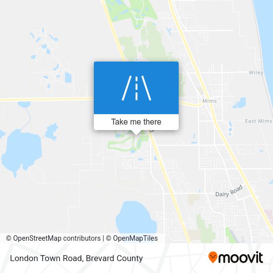 London Town Road map
