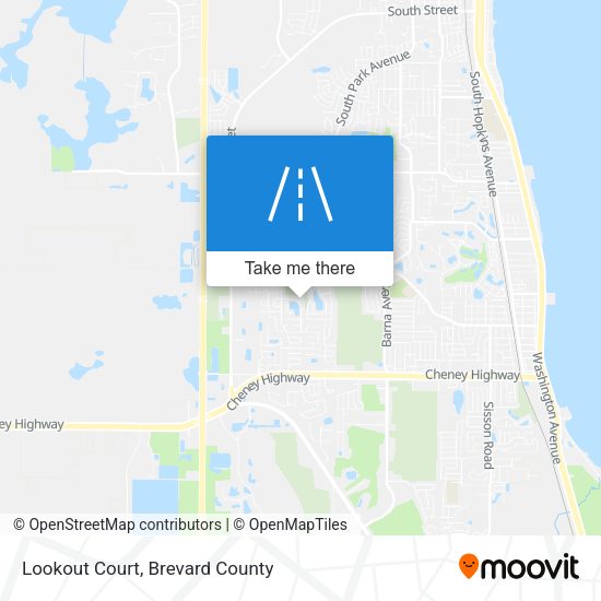 Lookout Court map