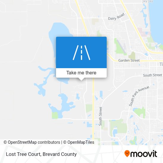 Lost Tree Court map