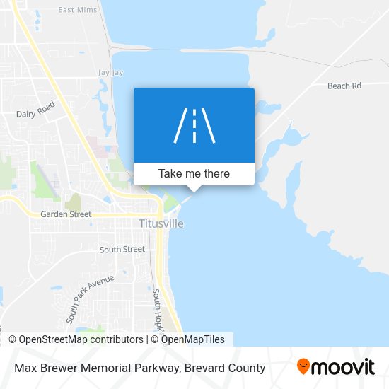Max Brewer Memorial Parkway map