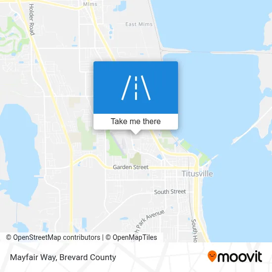 Mayfair Way map