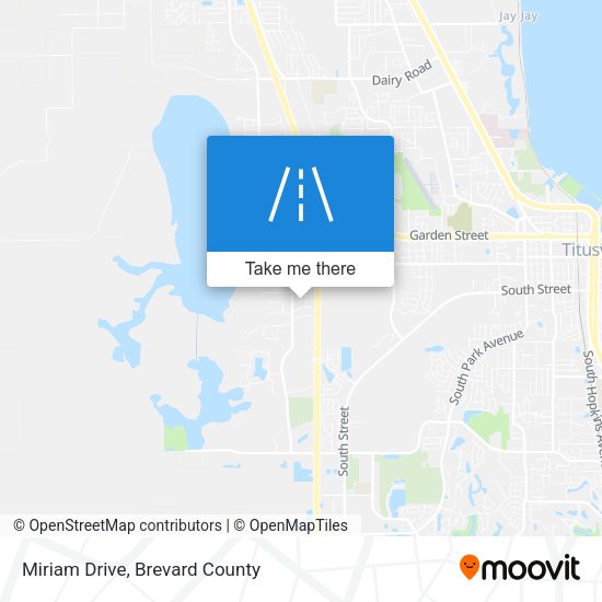 Miriam Drive map