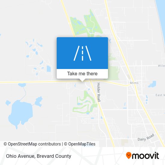 Ohio Avenue map