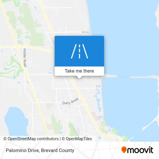 Palomino Drive map