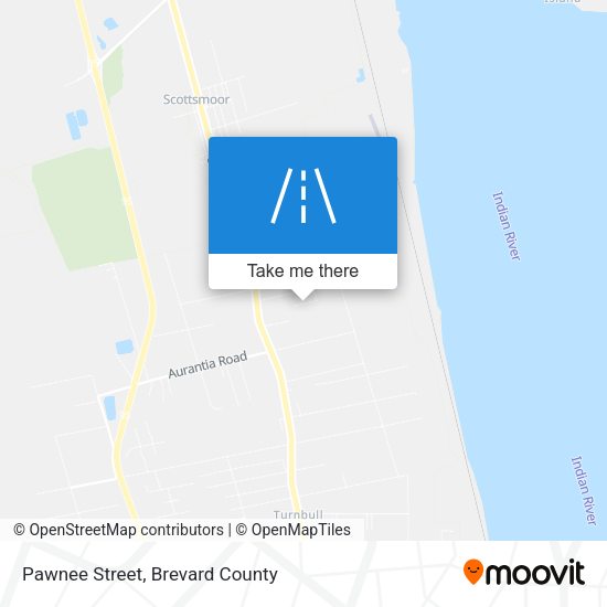 Pawnee Street map