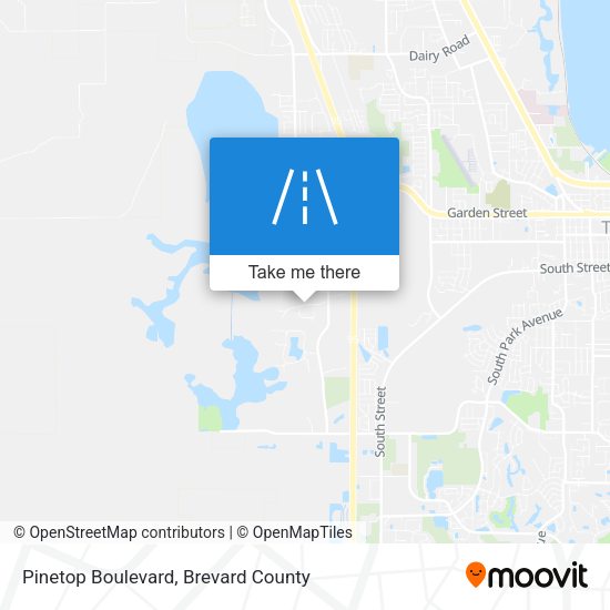 Pinetop Boulevard map