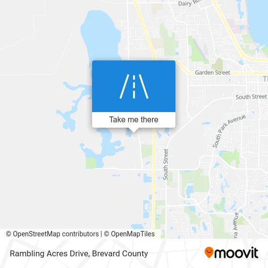 Rambling Acres Drive map
