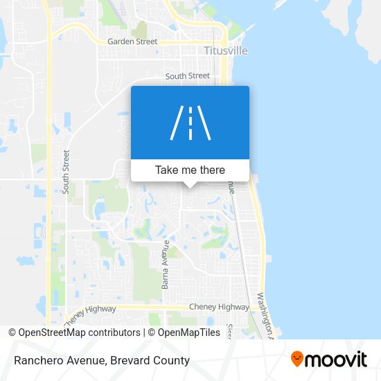 Ranchero Avenue map