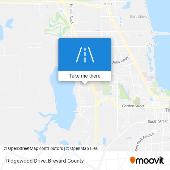 Ridgewood Drive map