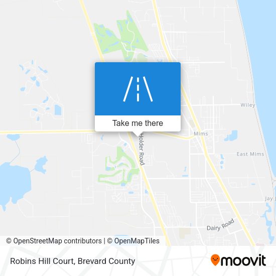 Robins Hill Court map
