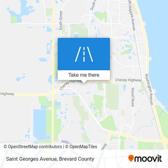 Saint Georges Avenue map