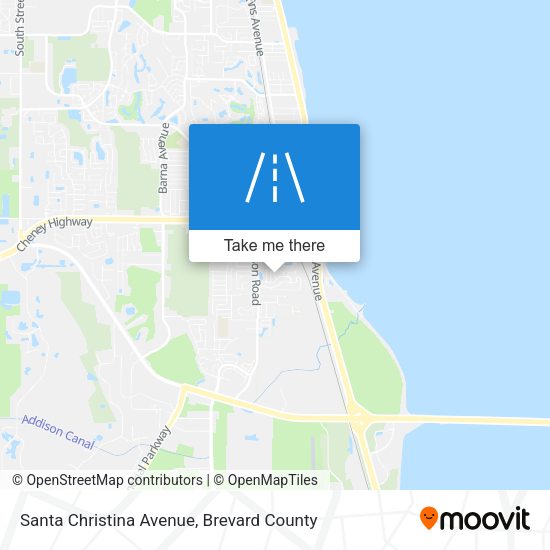 Santa Christina Avenue map