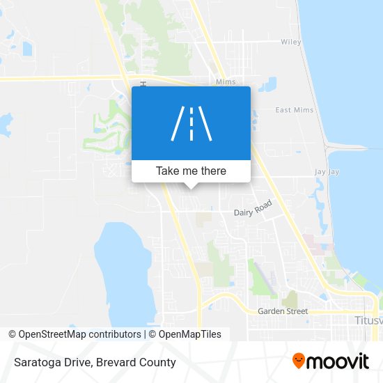 Saratoga Drive map