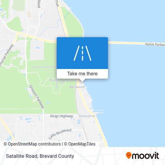Mapa de Satallite Road