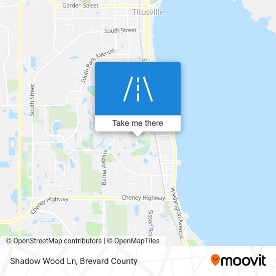 Shadow Wood Ln map