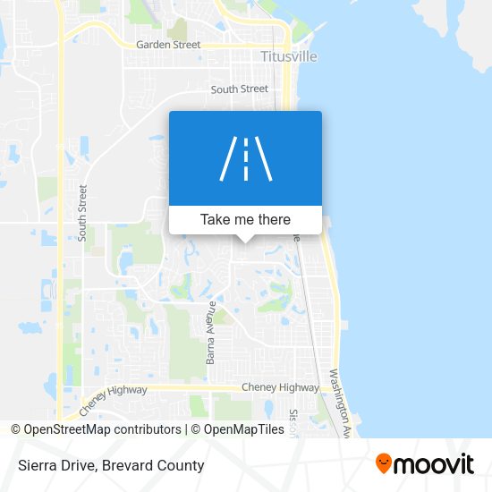 Sierra Drive map