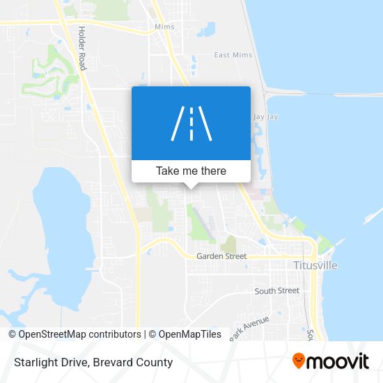 Starlight Drive map