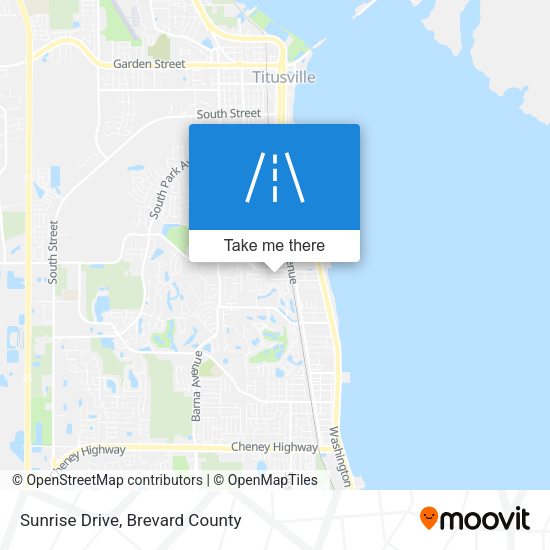 Sunrise Drive map