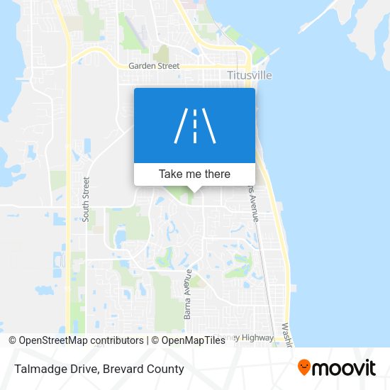 Talmadge Drive map