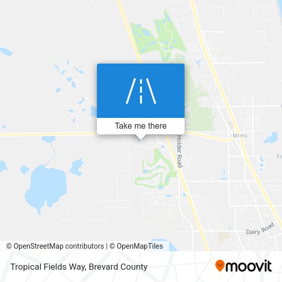 Mapa de Tropical Fields Way