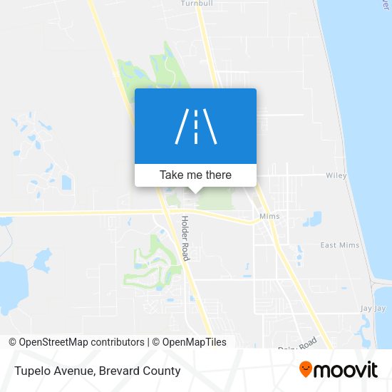 Mapa de Tupelo Avenue